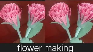 Beautiful flower making/  diy/ crafts