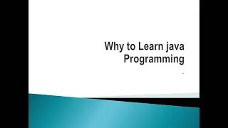 Why Learn Java Programming || Explain Java Programming Language