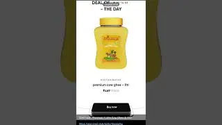 Cred Loot : Premium 1 Litre Cow Ghee #shopping