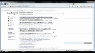 Google - Search Settings