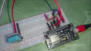 Project IOT Sensor Suhu dan Kelembapan menggunakan NodeMCU dan DHT11 | Report Melalui Blink & Web