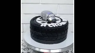 торт колесо из мастики торт для папы