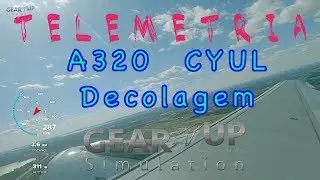 Telemetria | A320 CYUL Decolando