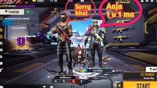 1 vs 1 in clash squad custom😱 | freefire gameplay🔥#Raistar #Totalgaming #ajjubhai #short