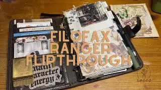 November 2025 Chatty Personal Filofax Ranger Flip Through