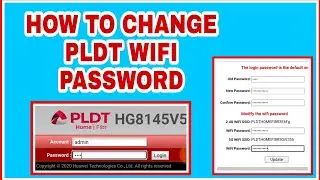 How To Change PLDT WIFI Password