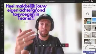 Heel makkelijk je eigen achtergrond toevoegen in Teams!