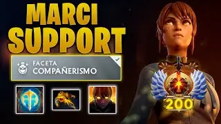 MARCI ESTÁ REGRESANDO AL META🤯UNA TEAMFIGHT Y VAMOS POR TRONO🤯SERVER EU🔥MARCI GAMEPLAY 9k+ 😎 #dota2