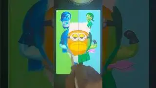 Mega minion as sadness and disgust #shorts #art ❤️