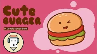 Praktek Pen, Shape Tool & Pathfinder di Adobe Illustrator | Cute Burger