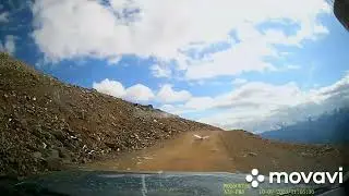 Момент подъема на ретранслятор Акташ. Жене страшно.