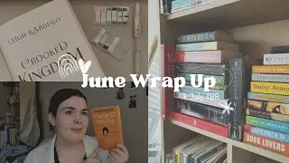 from slump to 15 books??? | june wrap up + july tbr