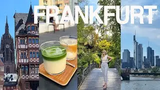 Exploring Frankfurt • moving to Germany, New Old Town, Chinese Garden, cafes ☕️ and food