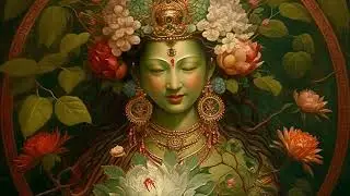 Green Tara Mantra: Om Tare Tuttare Ture Soha by Tinna Tinh 