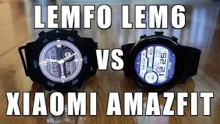 Smartwatch Duel! Lemfo LEM6 vs Xiaomi Amazfit Stratos c/o TomTop & GearBest - Perth WAtch 