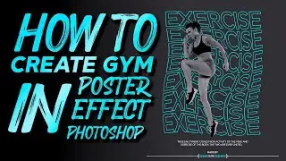 new modern cool looking gym poster#designwithsheroz #Designwithshehroz #editing how to create