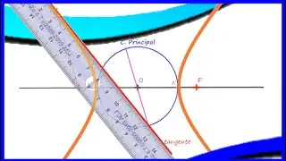Tangente hipérbola desde un punto de la misma - CIRCUNFERENCIA PRINCIPAL
