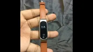 Leather Watch Strap for Xiaomi Miband 2 (Gearbest)