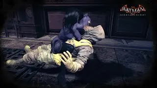 Catwoman kissing enemy to death ( Pure stealth gameplay)
