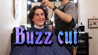 Getting a buzz cut!