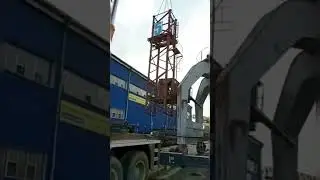 Демонтаж крана-погрузчика КП 300