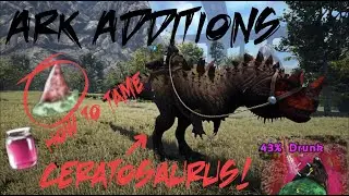 ARK Additions Ceratosaurus Showcase + How To Tame