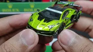 MINI GT 605 1/64 SCALE LAMBORGHINI LB-SILHOUETTE WORKS AVENTADOR GT EVO LIME Diecast Model