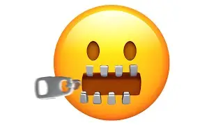 Zipper-Mouth Face Emoji and what it's hiding