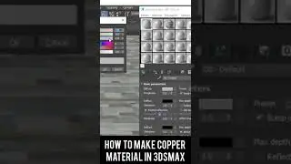 How to Create Copper Material in 3ds Max  