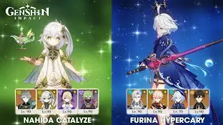 Nahida Catalyze and Furina Hypercary | Genshin Impact | New Spirall Abyss 4.3