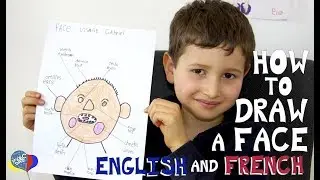 Learn How to Draw Parts of the Face |  Fun French for Kids