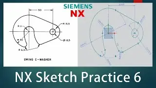 NX Sketch Practice - 06