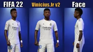FIFA 22, Vinicius.Jr v2 Face Mod For Pc