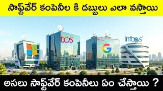 How Software companies earn money & What is the work of Software | Google , Microsoft , Tcs