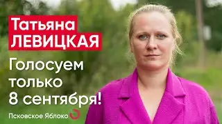 Татьяна Левицкая: «Голосуем только 8 сентября!» / кандидаты Псковского «Яблока»