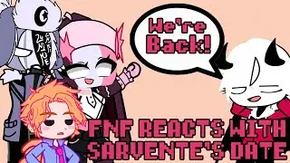 SARVENTE, RUV & SELEVER | Friday Night Funkin' reacts! | xKochanx | FNF REACTS | GACHA | DATEWEEK |