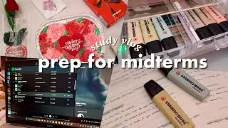 STUDY VLOG 📕📐 | exam prep, finishing tasks, notes, study sessions and more
