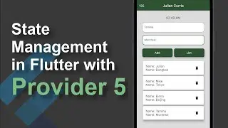 Flutter State Management with Provider 5