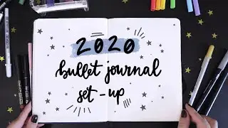 2020 Bullet Journal Set Up + January Plan With Me 💫