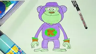 How to draw Keymon Ache step by step I How to draw Keymon Ache step by step for kids