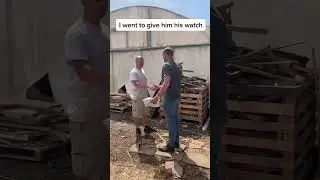 Tim Hayden hand delivers watch in Sussex, you won't believe what happens next!