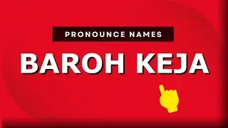 How to pronounce Baroh Keja in Malaysia? Malaysian pronunciation of Baroh Keja - Pronounce Names