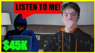 REFUND SCAMMER RAGES As He Tries To Steal $45K From OLD LADY!