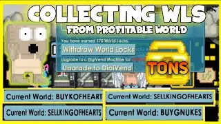 Collecting World lock From My Profitable World🔒Tons!?!? | Growtopia