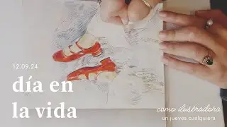 Un día conmigo como ilustradora 🍂 Cozy vlog 🥐 #freelance ☕