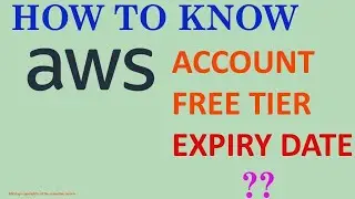 How to check AWS Free Tier account expiry date | hackercracker007