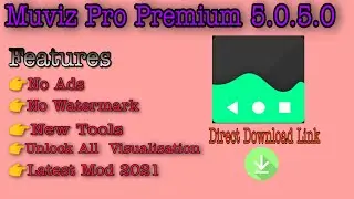 Muviz Nav Bar Music Visualiser Apk (v5.0.5.0) 2021 Premium Full Unlocked