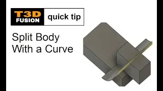 Fusion Split Body with a curve