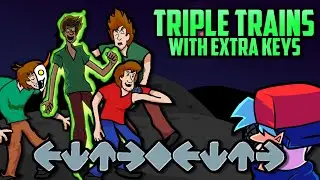 Triple Trains but with Extra Keys - Friday Night Funkin' (Triple Trouble Cover)
