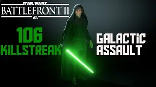 Star Wars Battlefront 2 - Luke Skywalker (The Mandalorian) 106 Killstreak on Endor